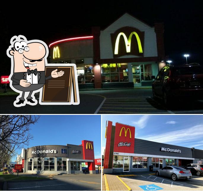 The exterior of McDonald’s