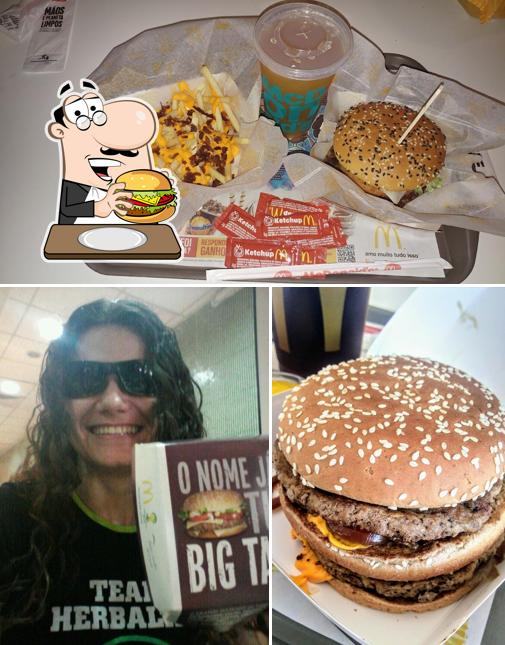 Experimente um hambúrguer no McDonald's