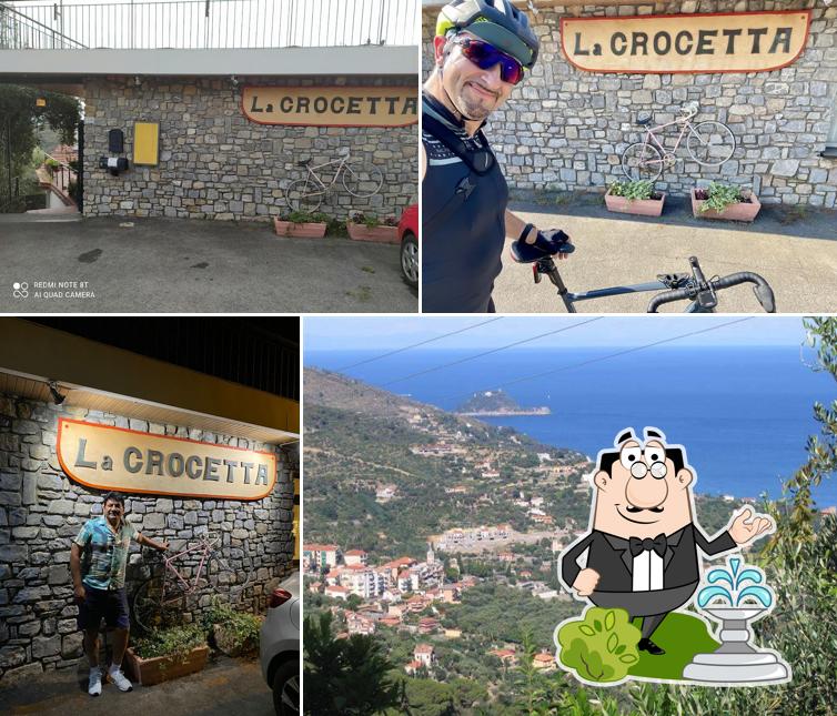 Gli esterni di Pizzeria La Crocetta