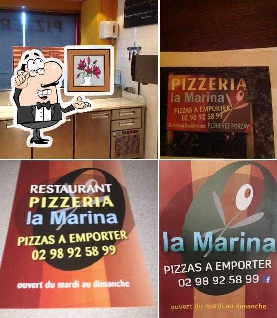 L'intérieur de Pizzeria la Marina