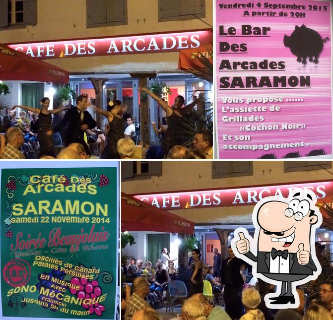 Voici une photo de Café des Arcades Saramon