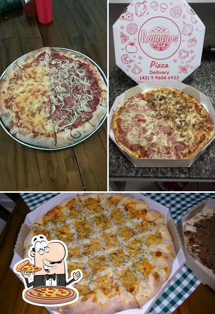 Peça pizza no Romanos Lanchonete & Pizzaria
