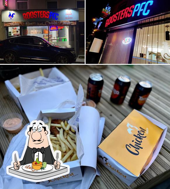 Las imágenes de comida y exterior en Roosters Pfc (chicken, pizza & kebab)