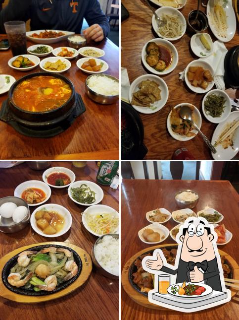 Еда в "So Gong Dong Tofu House"