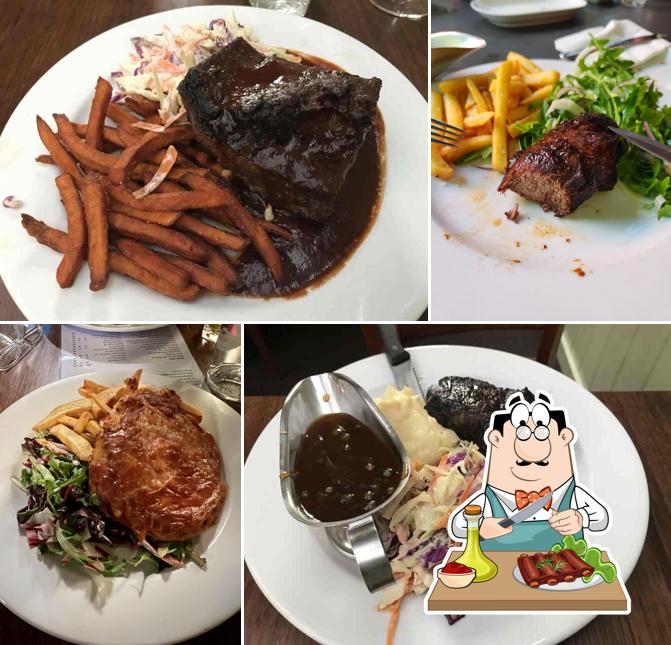 Закажите блюда из мяса в "Railway Hotel South Melbourne"