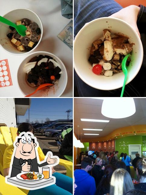 L’image de la nourriture et intérieur concernant Goji Frozen Yogurt