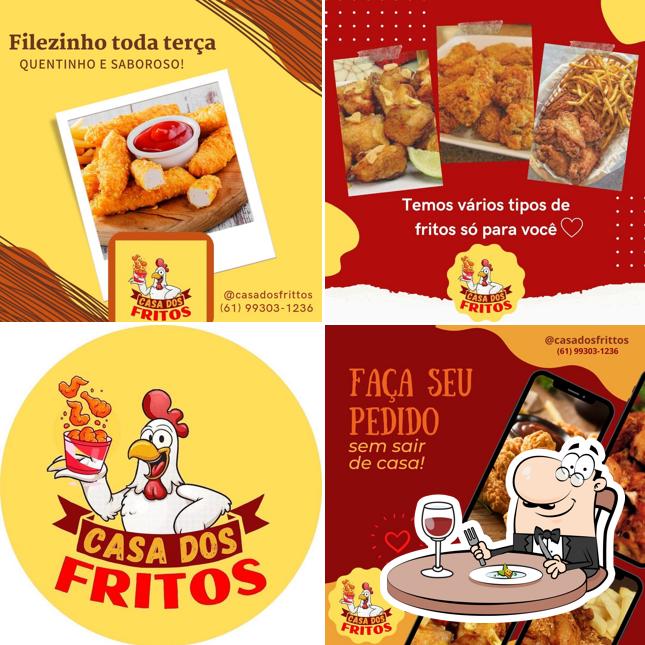 Comida em CASA DOS FRITOS - Hambúrguer, Frango no Pote e Lanches