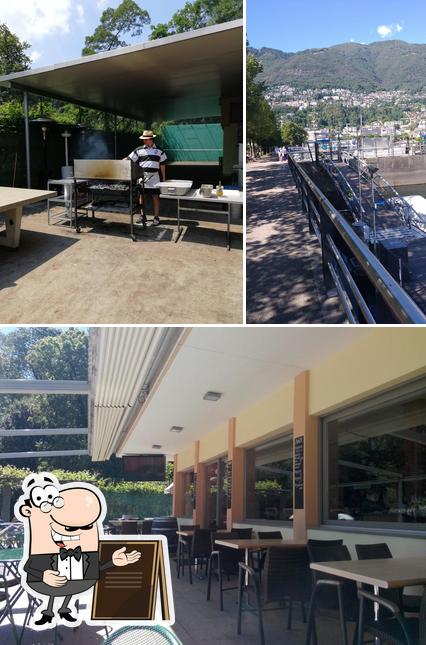 The photo of Ristorante Tennis Club Locarno’s exterior and interior