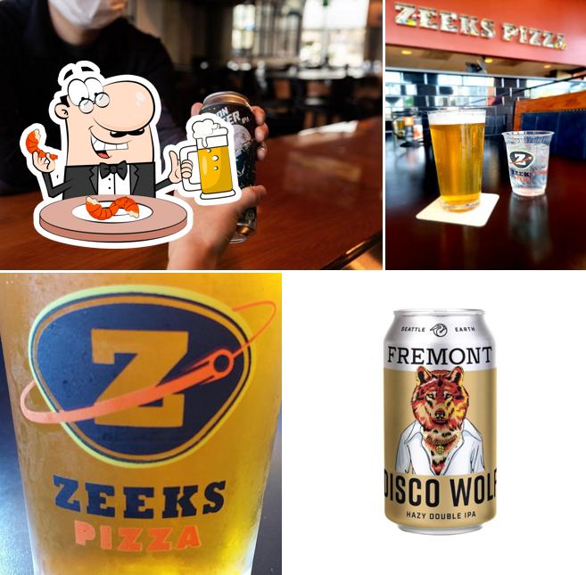 Zeeks Pizza offers a number of beers