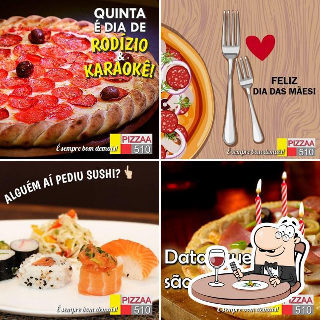 Platos en Pizza 510