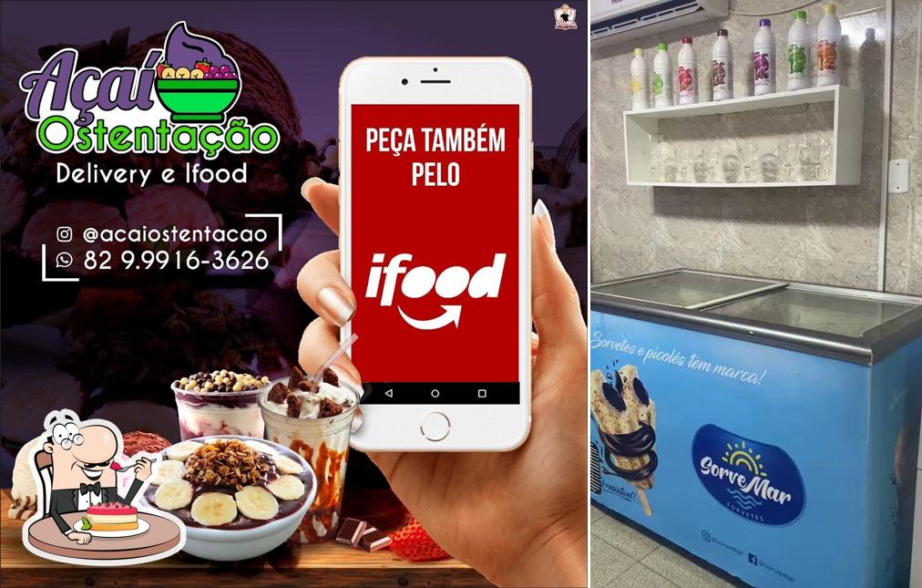 Açaí Ostentação serve uma gama de pratos doces