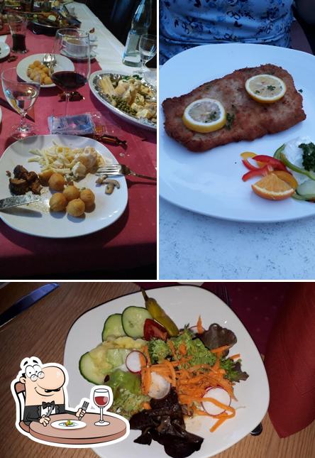 Essen im Gaststätte Hellas
