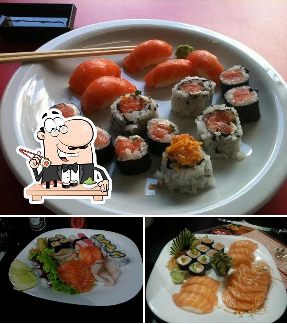 Rolos de sushi são disponibilizados no Oriente Temaki (Apenas Delivery)