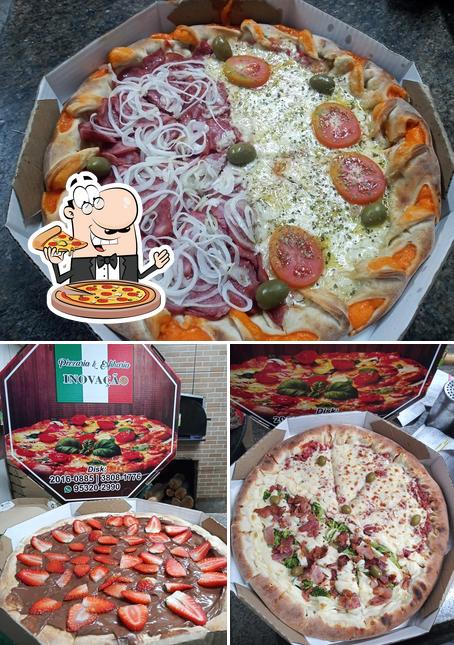 Peça pizza no Pizzaria & Esfiharia Inovação