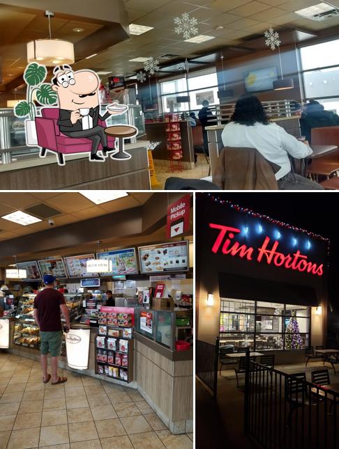 Découvrez l'intérieur de Tim Hortons