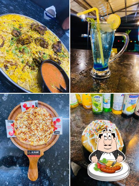 Meals at Al kahf restaurant