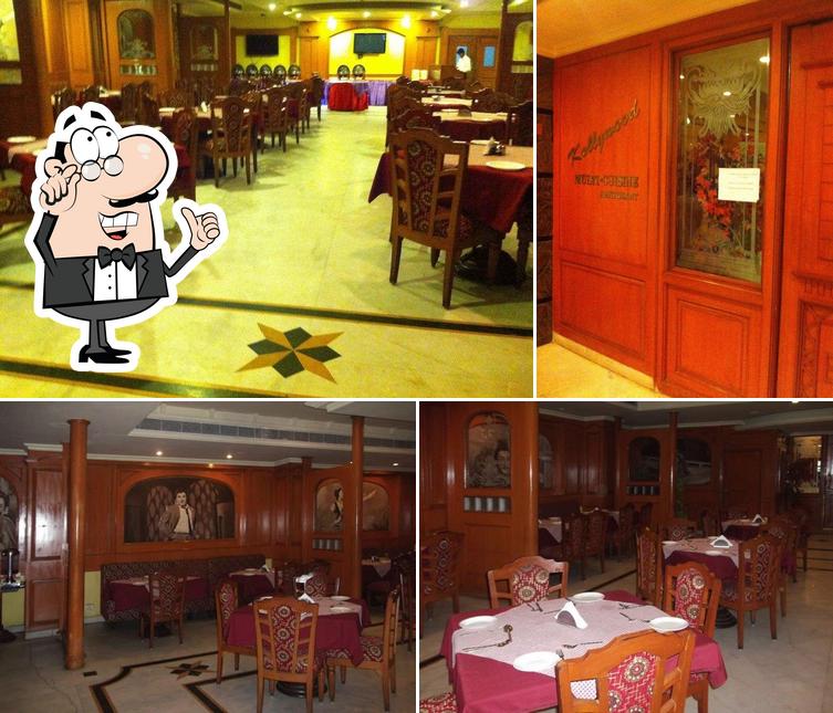 The interior of Kollywood Restaurant