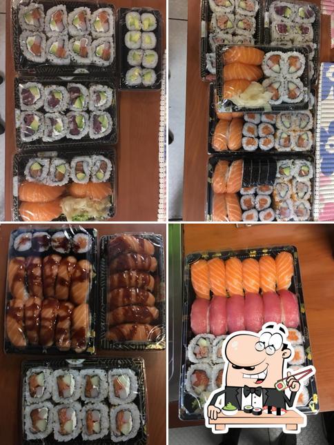 Ordina le varie opzioni di sushi