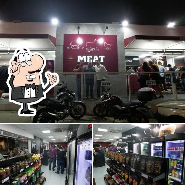 O interior do MEAT Boutique de Carnes