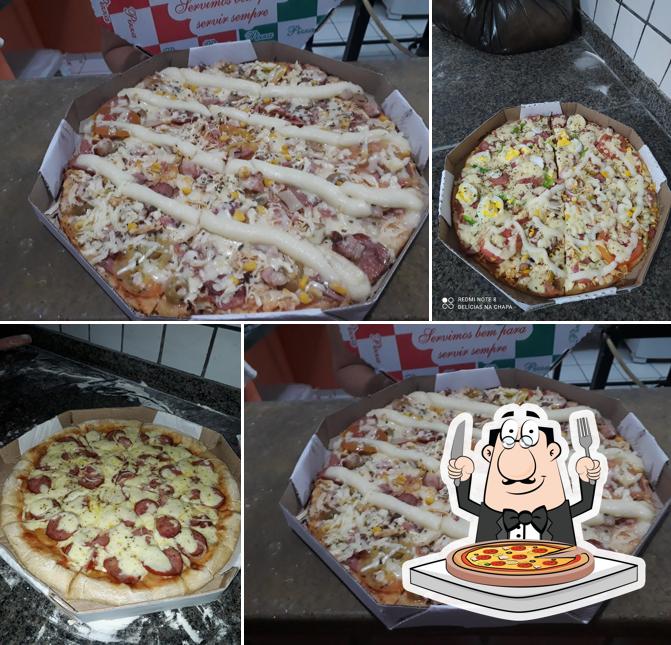 Peça diversos tipos de pizza