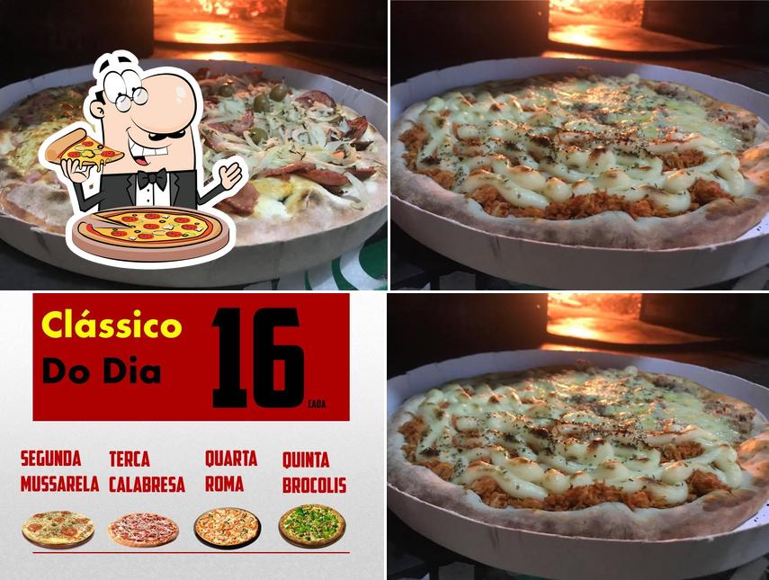 Consiga diversos estilos de pizza