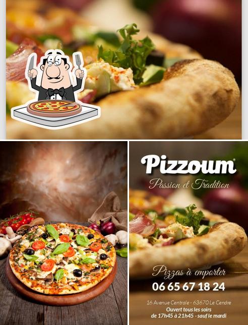 A PIZZOUM, vous pouvez essayer des pizzas