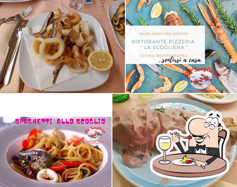 Platti al Pizzeria Ristorante La Scogliera