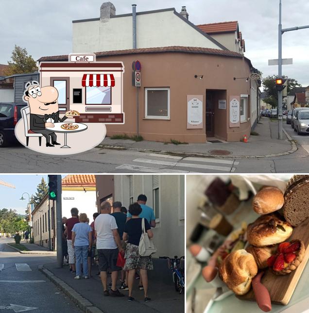 Die Kleine Bäckerei se distingue par sa extérieur et nourriture