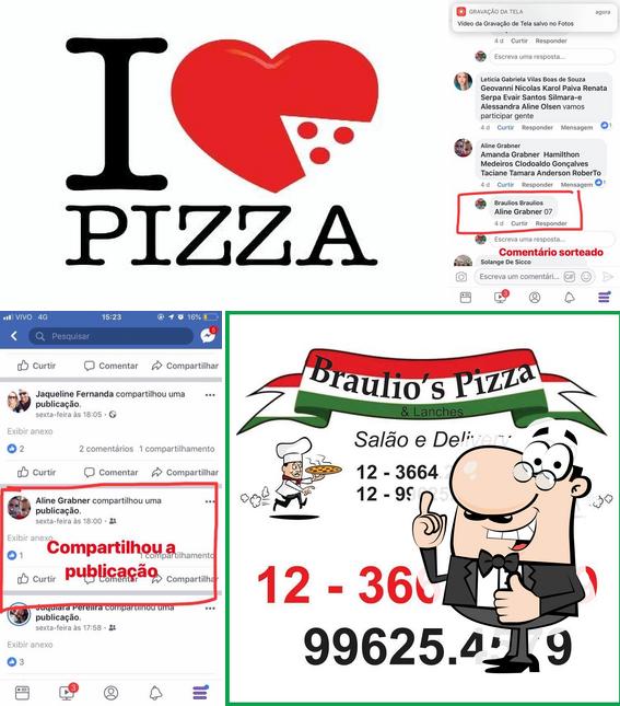 See the pic of Braulio's Pizza