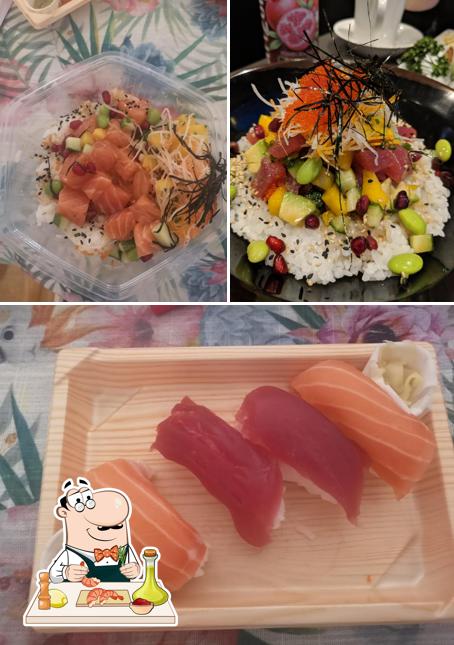 Probiert Meeresfrüchte bei Sushi Misuji