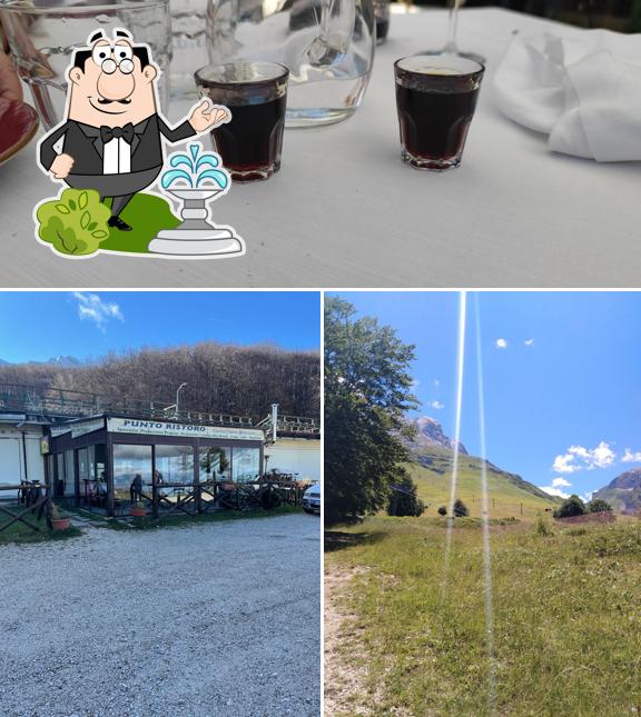 Questa è la foto che mostra la esterno e cibo di Agriturismo dei Prati
