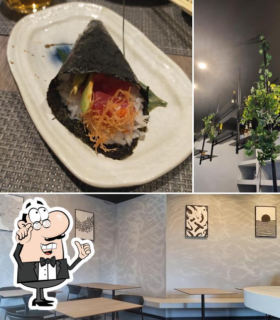 Tra le diverse cose da Bonses Sushi Restaurant si possono trovare la interni e cibo