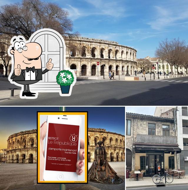 L'extérieur de Bistrot Le Republique