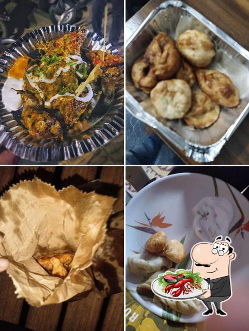 Order seafood at Uttam vio momos