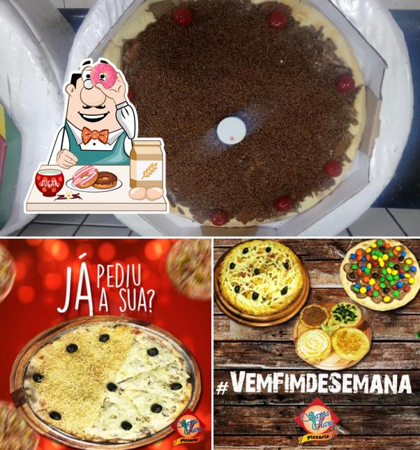 Pizzaria e Esfiharia Santa Clara oferece uma gama de sobremesas