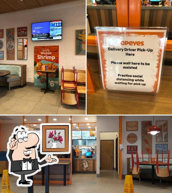 L'intérieur de Popeyes Louisiana Kitchen