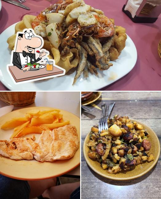 Еда в "Restaurante Las Ventas de Diego de Velázquez"