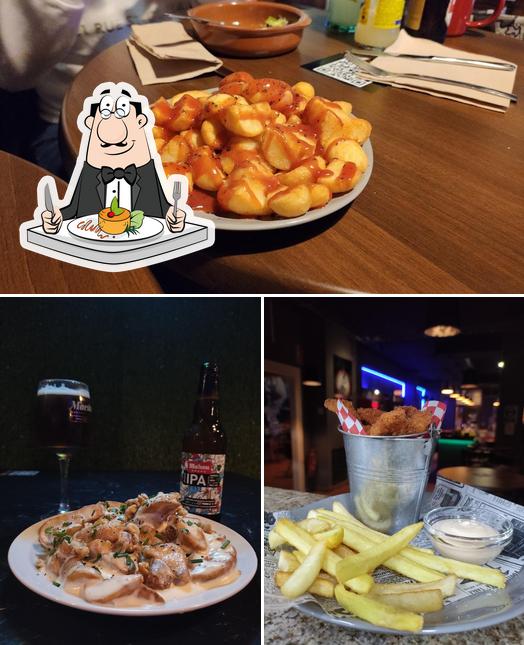 This is the photo showing food and beer at Bender Bar Orihuela