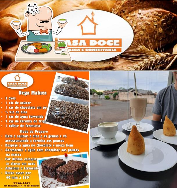 Comida em Padaria Casa Doce