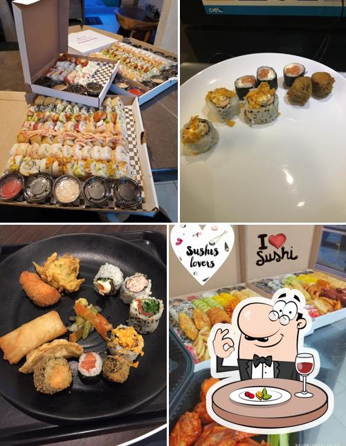 Comida em Sushi Box