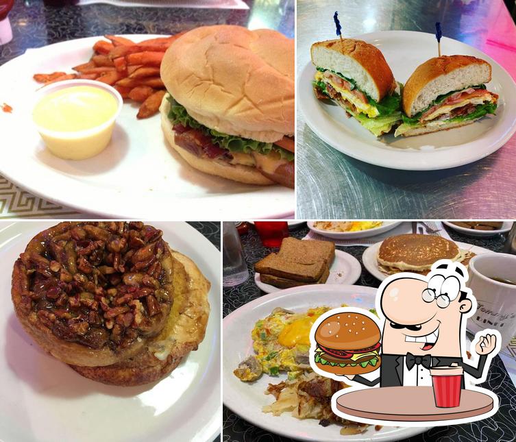 Get a burger at Tommy's Diner