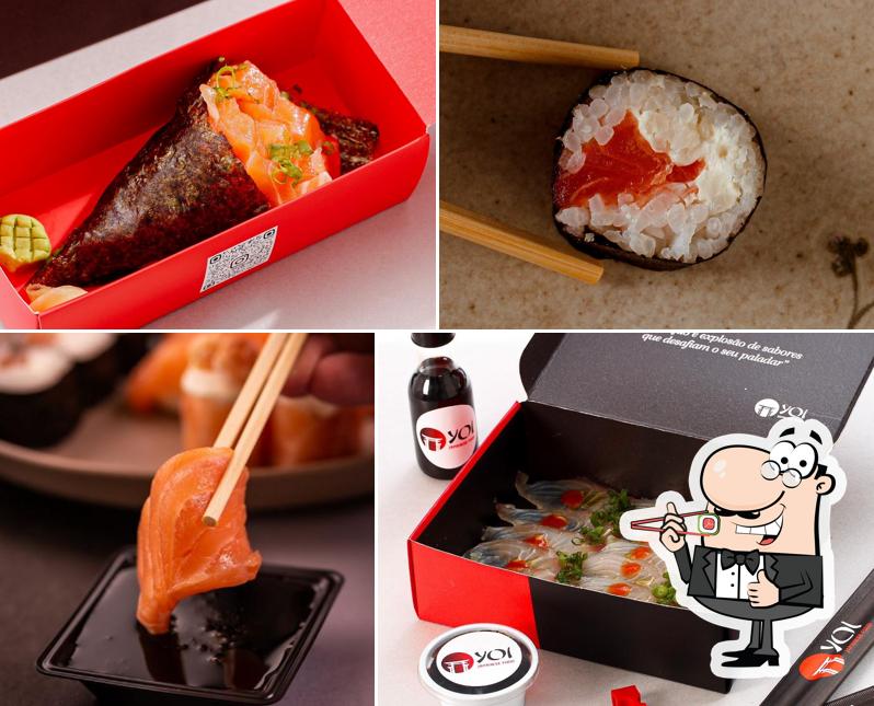 Presenteie-se com sushi no Yoi Japanese Food - Delivery Sushi