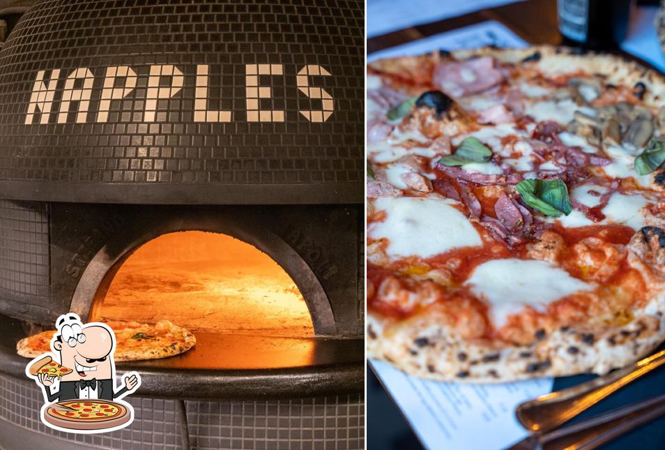 A Napples Pizzeria E Friggitoria, puoi ordinare una bella pizza