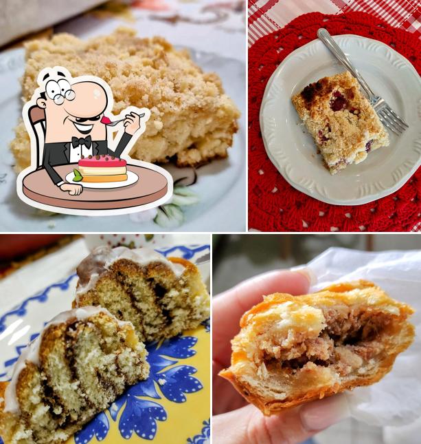 Sabores da Oma - Empório Artesanal e Café serve uma gama de sobremesas