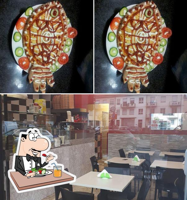 Guarda la immagine che mostra la cibo e interni di Il Cobra Pizza Kebab