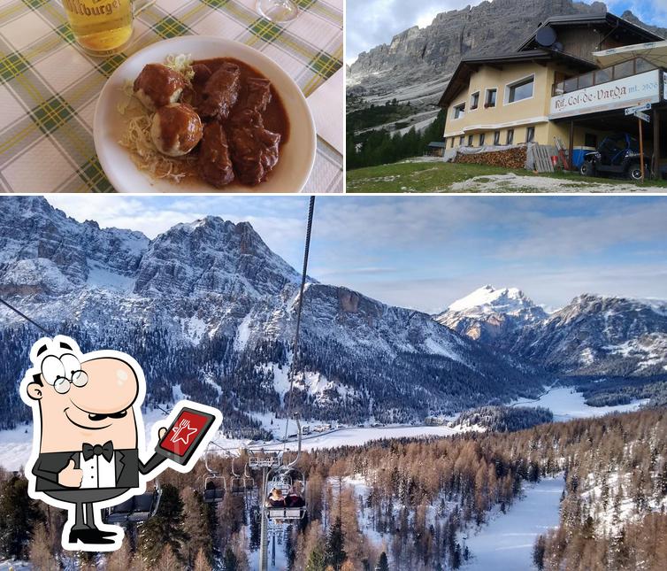 Rifugio Col de Varda si caratterizza per la esterno e la carne