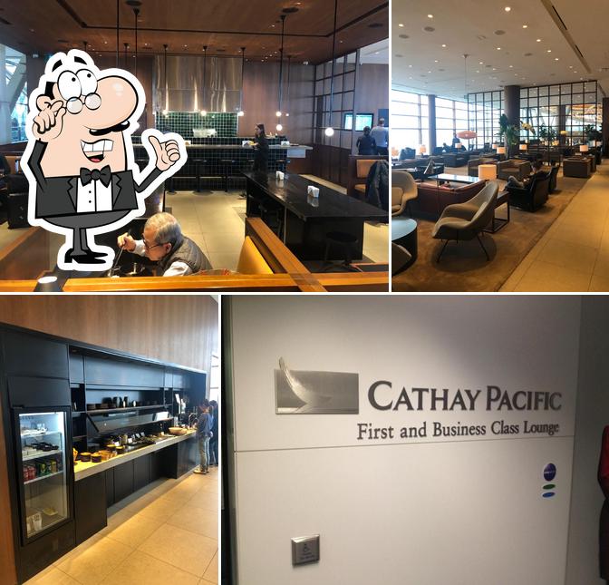 Интерьер "Cathay Pacific First and Business Class Lounge"