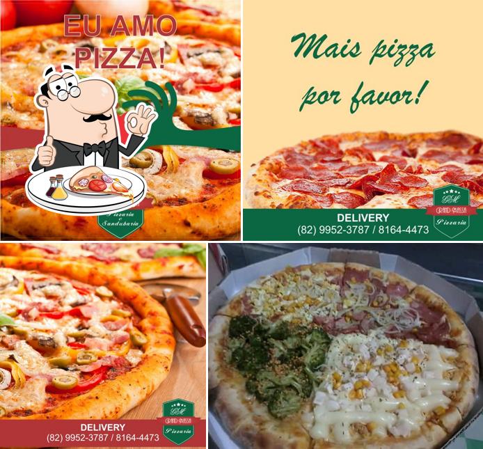 Peça pizza no Grand Massa Pizzaria