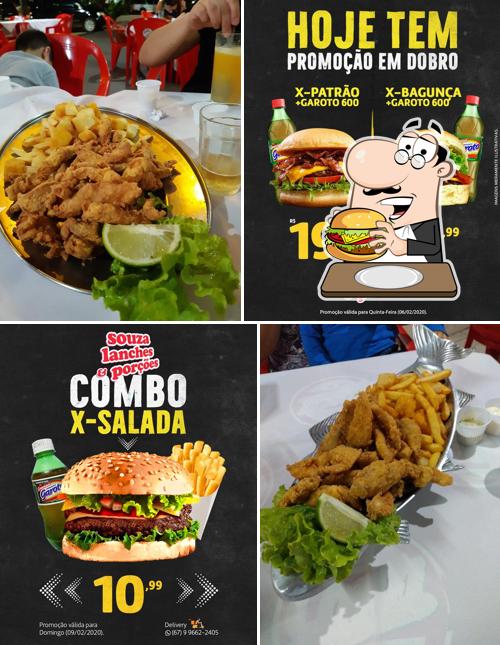 Hambúrguer em Souza Lanches