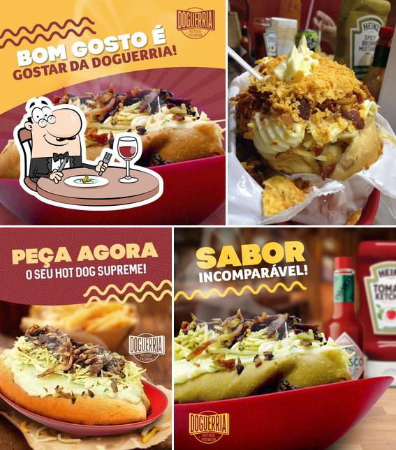 Platos en Doguerria Hotdog Premium